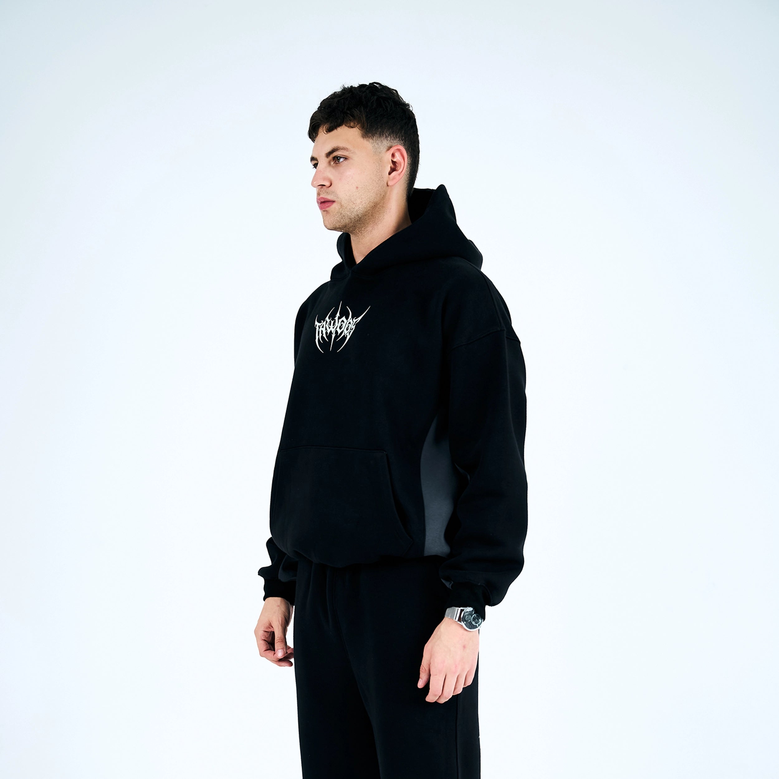 Onyx Crest Hoodie