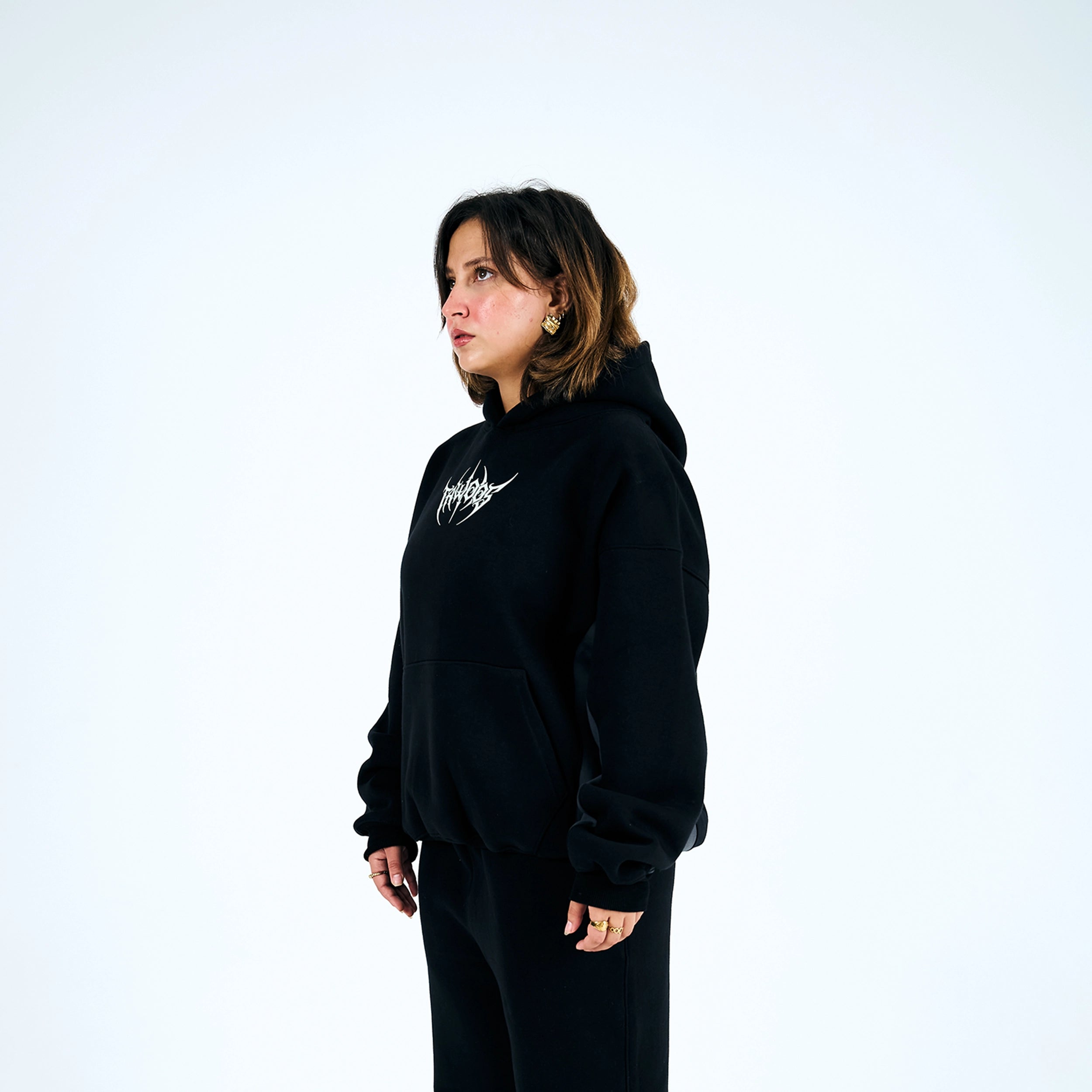 Onyx Crest Hoodie