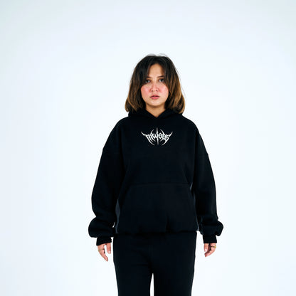 Onyx Crest Hoodie