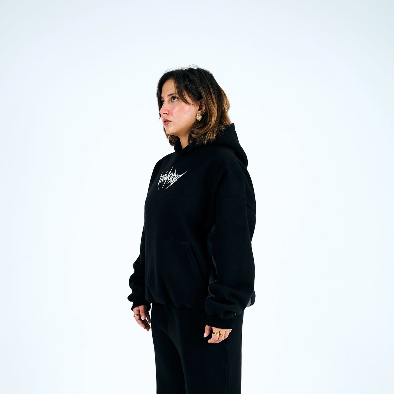 Onyx Crest Hoodie